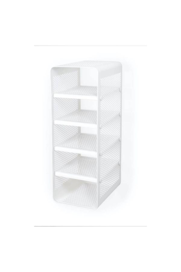 00522 skohylle vegg DOT stor hvit
