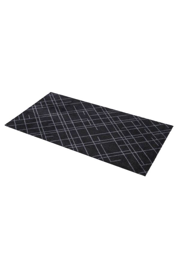 00621 polyamid 67x120 Lines Black/Grey