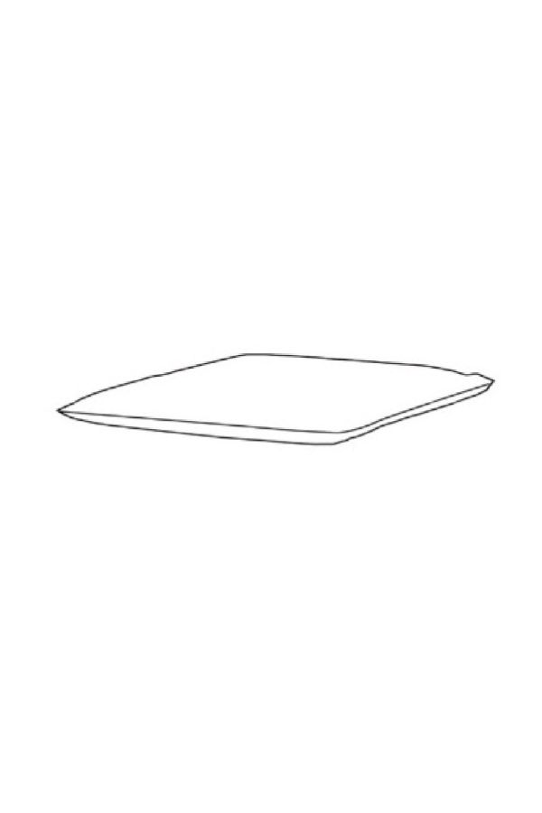 Domino seat cushion 484 CO Continente/mørk brun